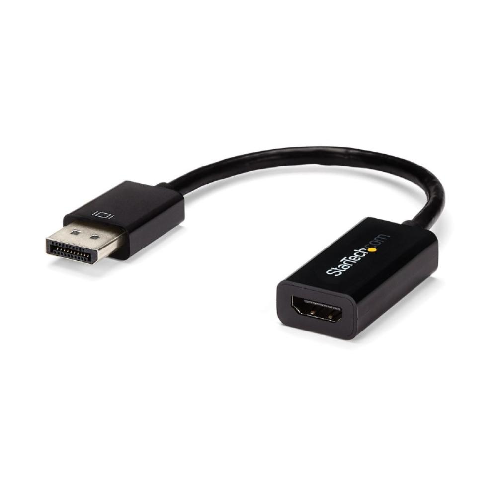 StarTech.com - Conversor de Vídeo DisplayPort a HDMI con Audio – Adaptador Activo DP 1.2 para Ordenadores de Sobremesa/Laptops –