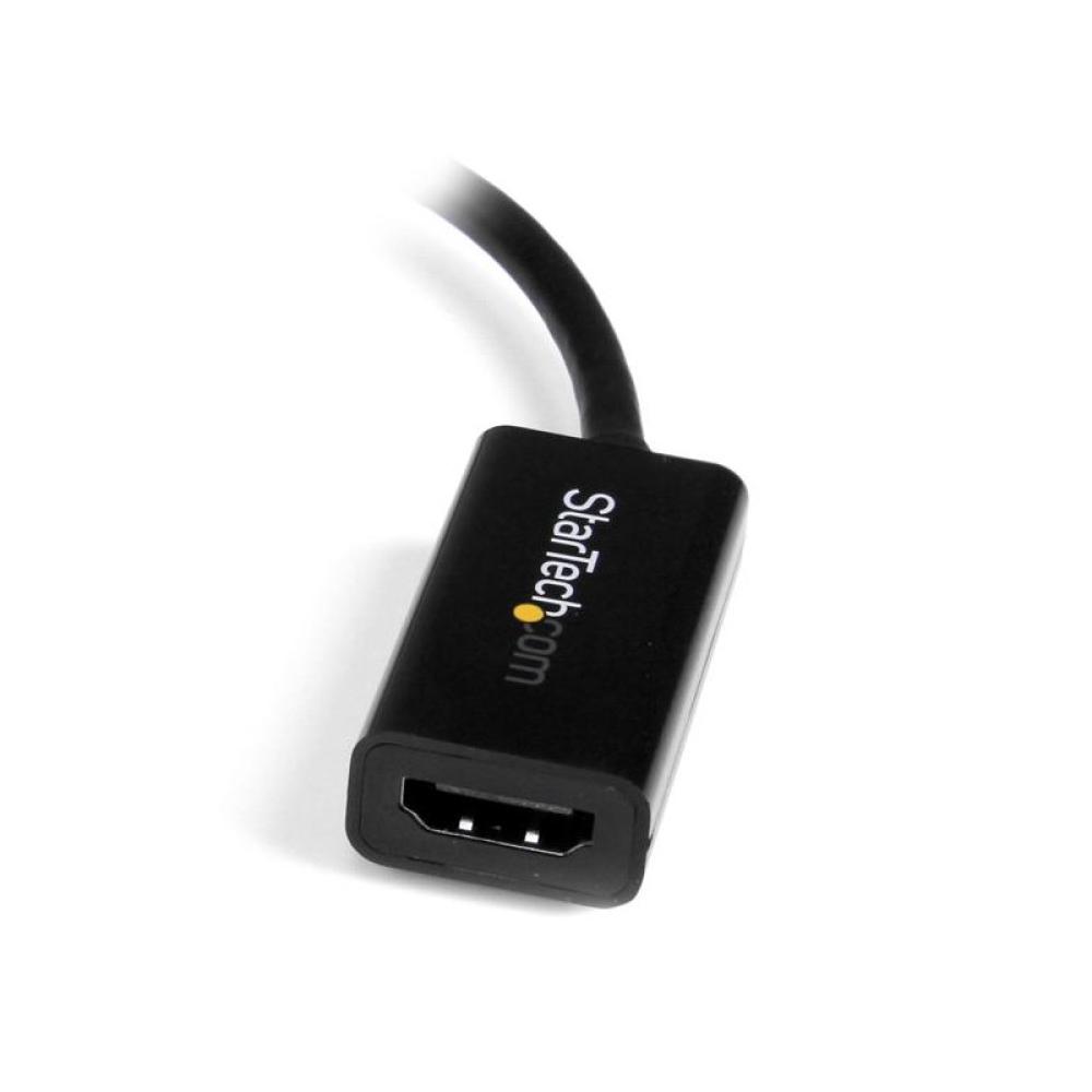 StarTech.com - Conversor de Vídeo Mini DisplayPort a HDMI con Audio – Adaptador Activo MDP 1.2 para MacBook Pro – 4K 30Hz - Negr