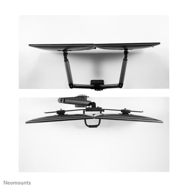 Neomounts - DS75-450BL2 Brazo de monitor 17-32" - resorte de gas - Topfix - Tope-a-180°