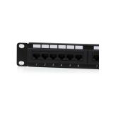 StarTech.com - Panel de Parcheo 1U Cat6 110 con 24 Puertos para Montaje en Rack