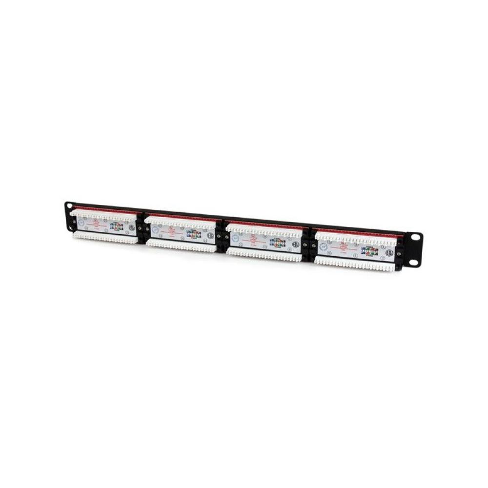 StarTech.com - Panel de Parcheo 1U Cat6 110 con 24 Puertos para Montaje en Rack