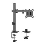 AISENS - Soporte de Mesa ECO Giratorio e Inclinable para Monitor/TV 9Kg (3 Pivotes, 1 Brazo) de 17-32, Negro