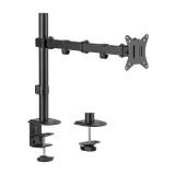 AISENS - Soporte de Mesa ECO Giratorio e Inclinable para Monitor/TV 9Kg (3 Pivotes, 1 Brazo) de 17-32, Negro