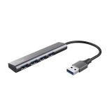Trust - Halyx USB 3.2 Gen 1 (3.1 Gen 1) Type-A 5 Mbit/s Negro, Gris