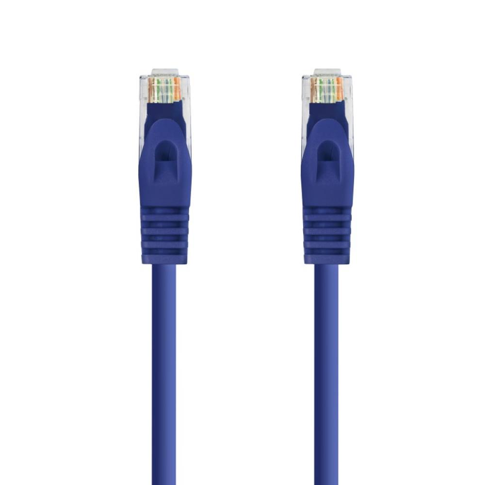 Nanocable - Cable de red latiguillo RJ45 LSZH Cat.6A UTP AWG24, Azul, 3.0m