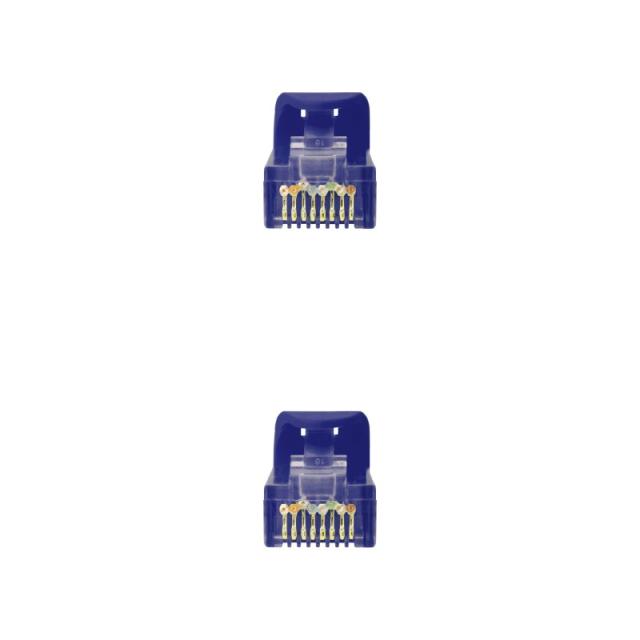 Nanocable - Cable de red latiguillo RJ45 LSZH Cat.6A UTP AWG24, Azul, 3.0m