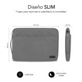 SUBBLIM - Funda Ordenador Urban Laptop Sleeve 15,6" Grey