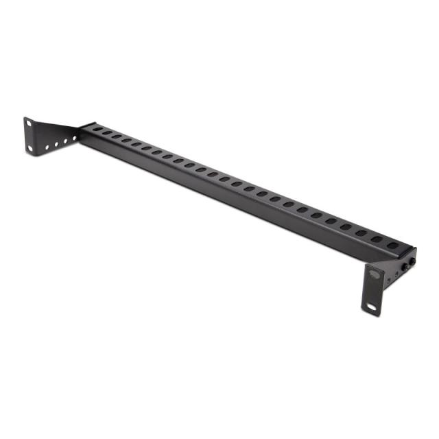 StarTech.com - Barra 1U de Amarre Horizontal para Gestión de Cables en Rack - para Racks de 19" - Profundidad Ajustable - Guía H