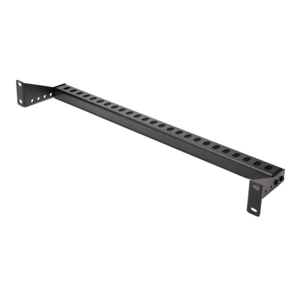 StarTech.com - Barra 1U de Amarre Horizontal para Gestión de Cables en Rack - para Racks de 19" - Profundidad Ajustable - Guía H
