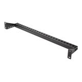 StarTech.com - Barra 1U de Amarre Horizontal para Gestión de Cables en Rack - para Racks de 19" - Profundidad Ajustable - Guía H