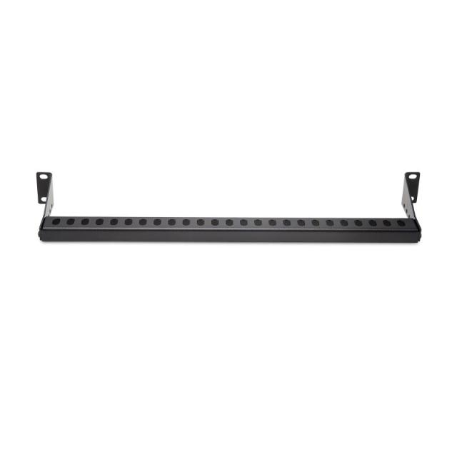 StarTech.com - Barra 1U de Amarre Horizontal para Gestión de Cables en Rack - para Racks de 19" - Profundidad Ajustable - Guía H