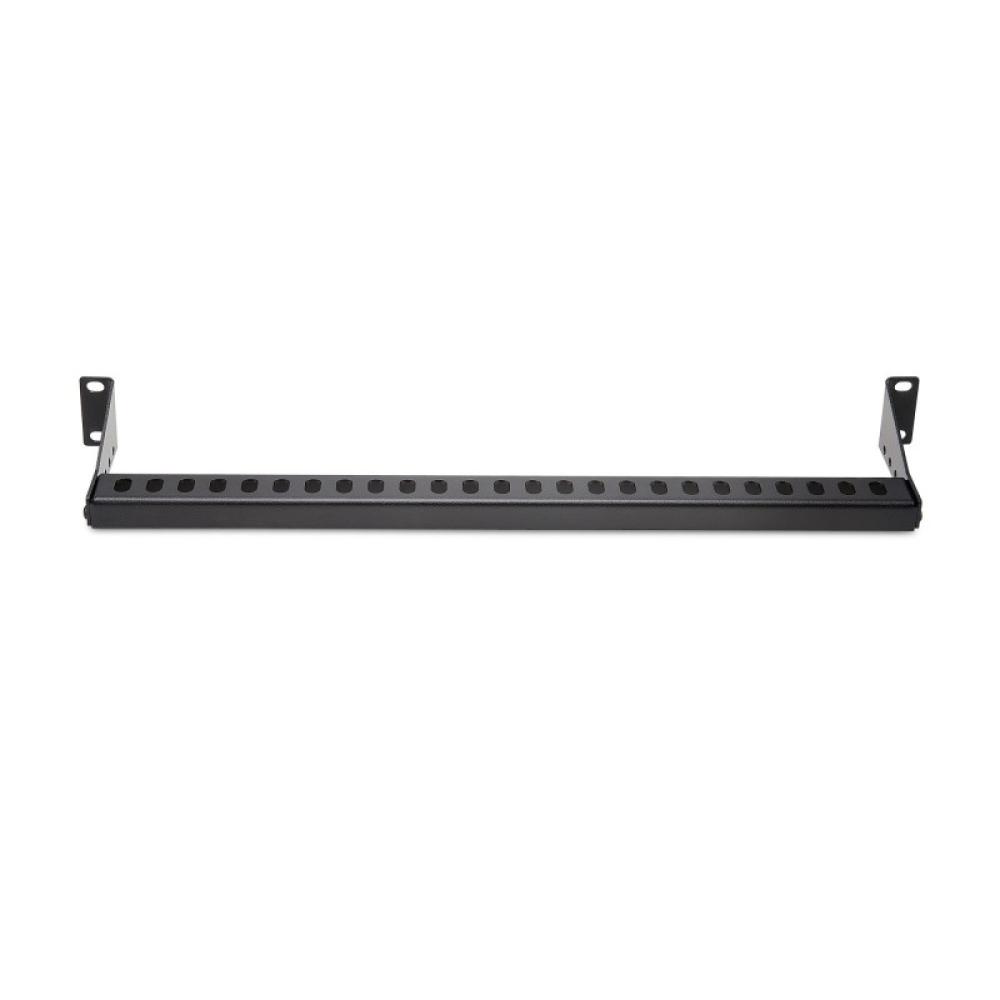 StarTech.com - Barra 1U de Amarre Horizontal para Gestión de Cables en Rack - para Racks de 19" - Profundidad Ajustable - Guía H