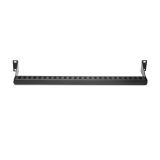 StarTech.com - Barra 1U de Amarre Horizontal para Gestión de Cables en Rack - para Racks de 19" - Profundidad Ajustable - Guía H