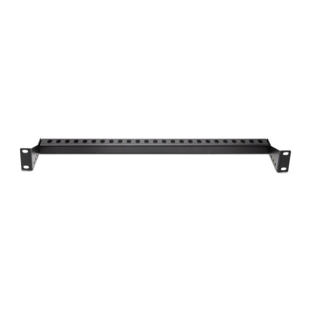 StarTech.com - Barra 1U de Amarre Horizontal para Gestión de Cables en Rack - para Racks de 19" - Profundidad Ajustable - Guía H