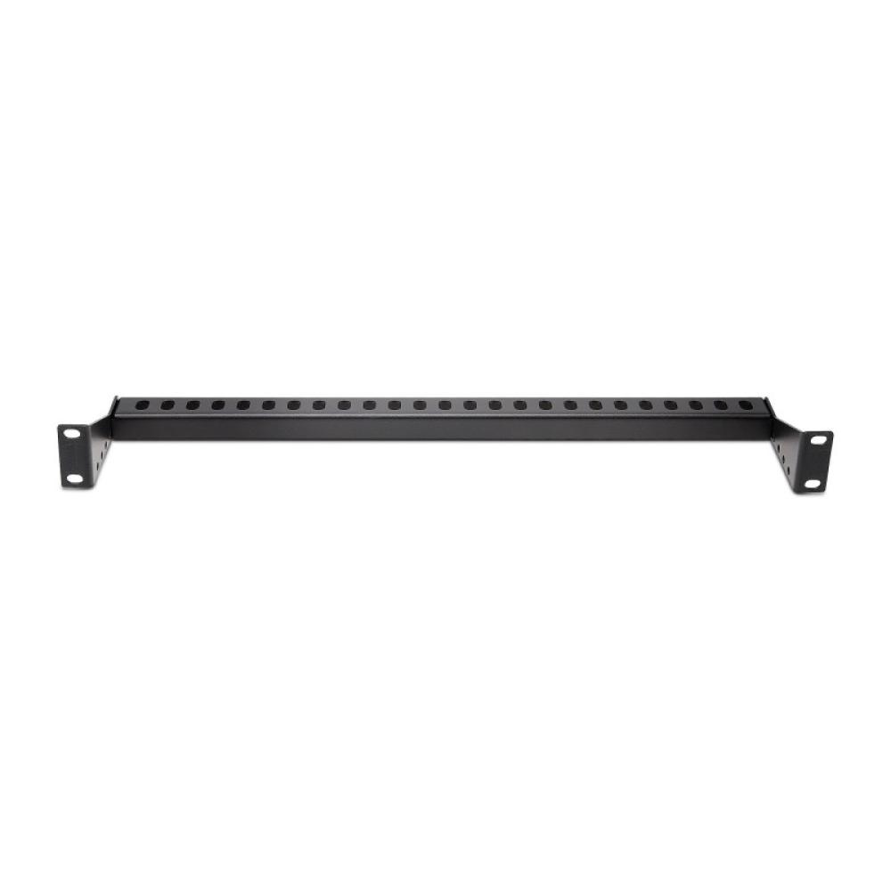 StarTech.com - Barra 1U de Amarre Horizontal para Gestión de Cables en Rack - para Racks de 19" - Profundidad Ajustable - Guía H