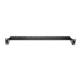 StarTech.com - Barra 1U de Amarre Horizontal para Gestión de Cables en Rack - para Racks de 19" - Profundidad Ajustable - Guía H