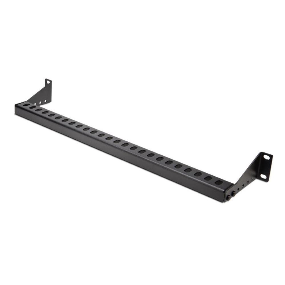 StarTech.com - Barra 1U de Amarre Horizontal para Gestión de Cables en Rack - para Racks de 19" - Profundidad Ajustable - Guía H