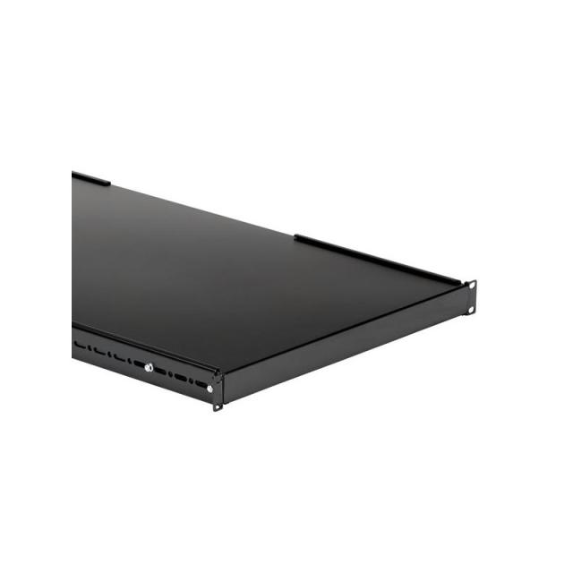 StarTech.com - Estante Ajustable 1U para Rack de Servidores - 150kg - Bandeja Universal de 19 Pulgadas Ajustable de 49,5 a 96,5c