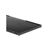 StarTech.com - Estante Ajustable 1U para Rack de Servidores - 150kg - Bandeja Universal de 19 Pulgadas Ajustable de 49,5 a 96,5c