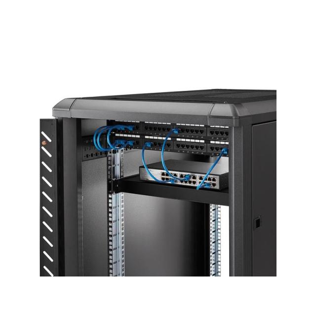 StarTech.com - Estante Ajustable 1U para Rack de Servidores - 150kg - Bandeja Universal de 19 Pulgadas Ajustable de 49,5 a 96,5c