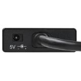 StarTech.com - Hub USB 3.0 de Aluminio con Cable - 5Gbps - Concentrador de 3 Puertos USB con Adaptador de Red Ethernet Gigabit