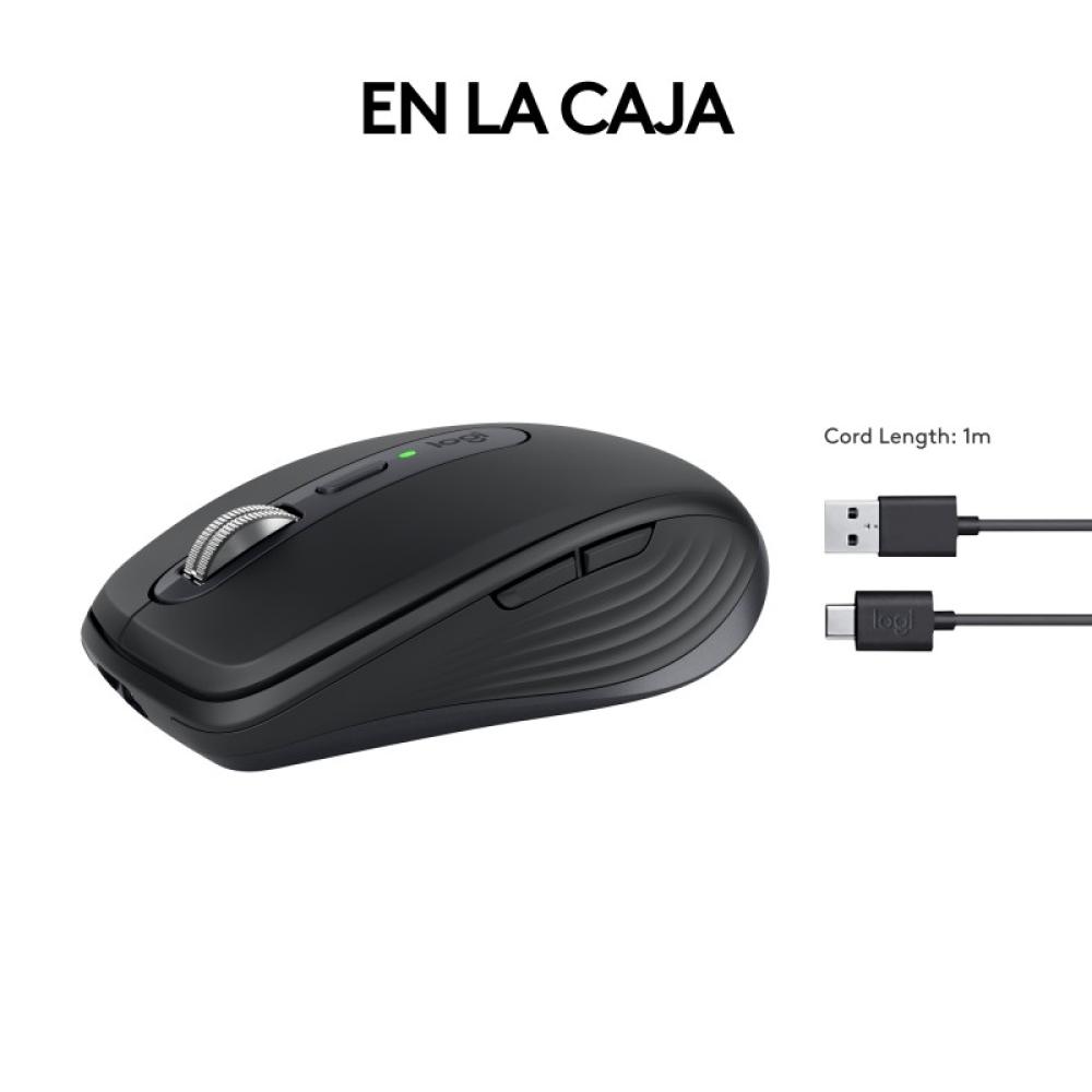 Logitech - 910-006929 ratón Oficina mano derecha RF Wireless + Bluetooth Laser 8000 DPI