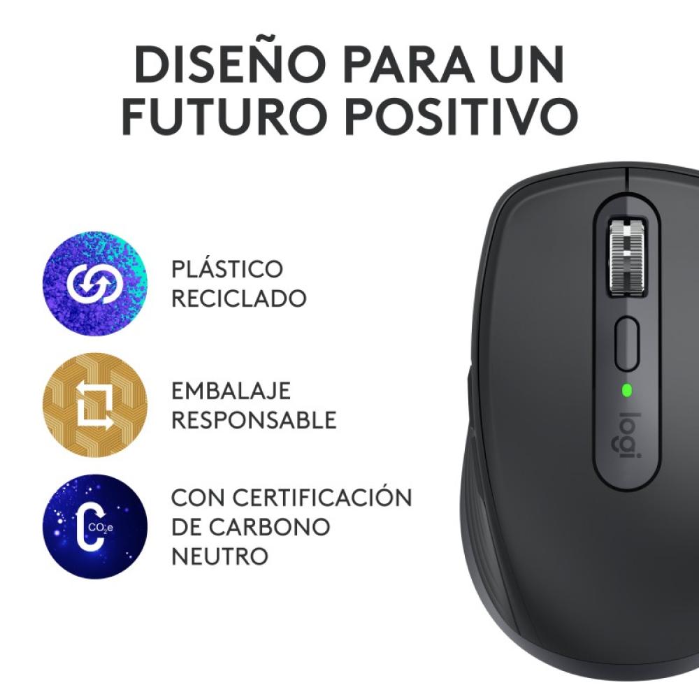 Logitech - 910-006929 ratón Oficina mano derecha RF Wireless + Bluetooth Laser 8000 DPI