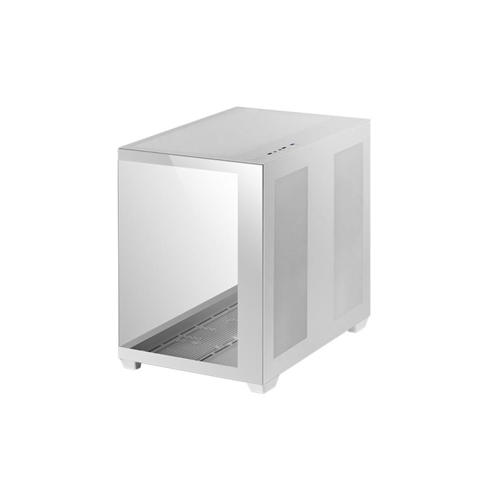 Mars Gaming - MCV4 Blanco, Torre Gaming Custom XXL E-ATX, Ventana Cristal Templado Lateral y Frontal Sin Marco, Estructura Modul