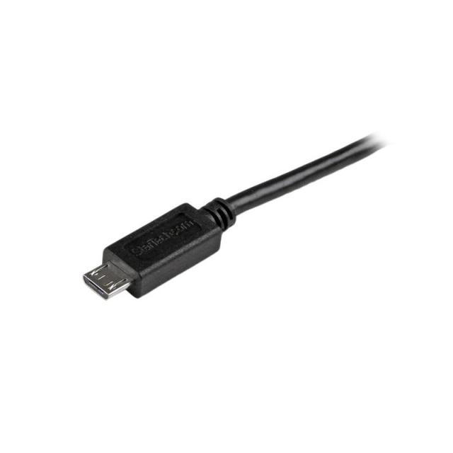 StarTech.com - Cable Adaptador 0,5m USB A Macho a Micro USB B Macho Delgado para Teléfono Móvil y Tablets