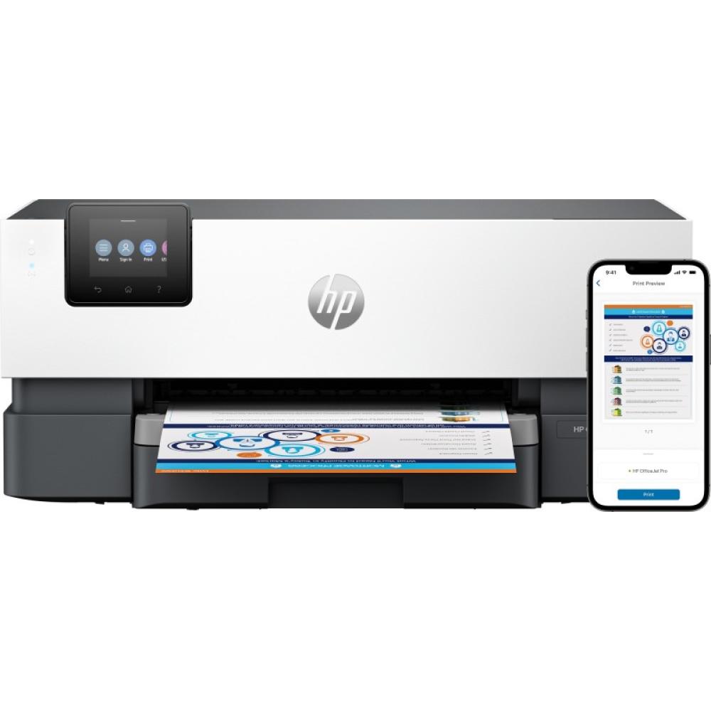 HP - OfficeJet Pro 9110b Inalámbrico Color Impresora, Impresión a doble cara