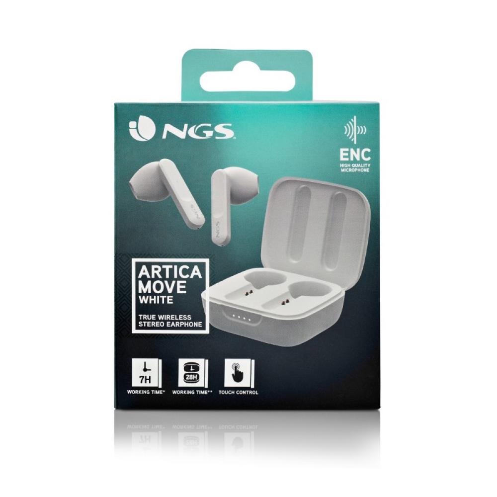 NGS - ARTICA MOVE Auriculares Inalámbrico Dentro de oído Llamadas/Música Bluetooth Blanco