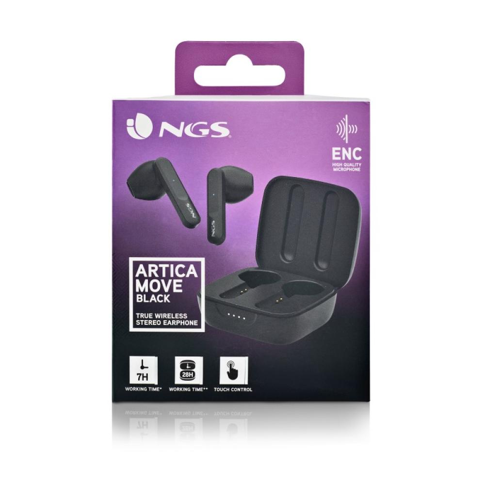 NGS - ARTICA MOVE Auriculares Inalámbrico Dentro de oído Llamadas/Música Bluetooth Negro
