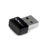 StarTech.com - Mini Adaptador de Red Inalámbrico USB 2.0 a Wireless N de 300 Mbps - Wifi Externo 802.11n 2T2R