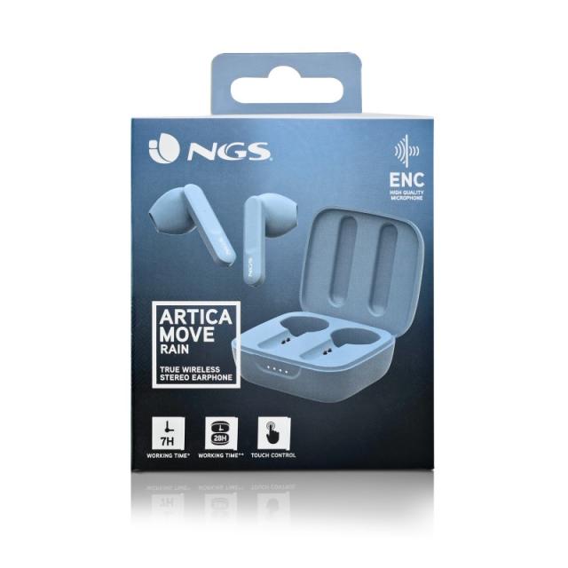 NGS - ARTICA MOVE Auriculares Inalámbrico Dentro de oído Llamadas/Música Bluetooth Azul claro