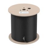 AISENS - Cable de Red Exterior Impermeable RJ45 Cat.6 UTP Rígido CCA AWG23, Negro, 305M