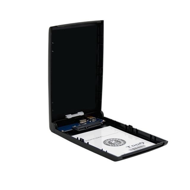TooQ - CAJA HDD 2,5" SATA A USB 2.0/USB 3.0 NEGRA - TQE-2526B