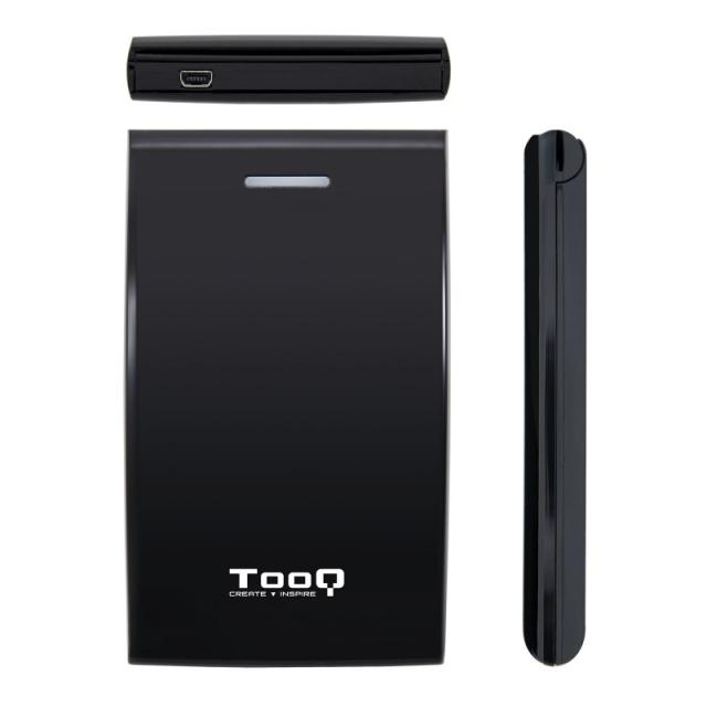 TooQ - CAJA HDD 2,5" SATA A USB 2.0/USB 3.0 NEGRA - TQE-2526B