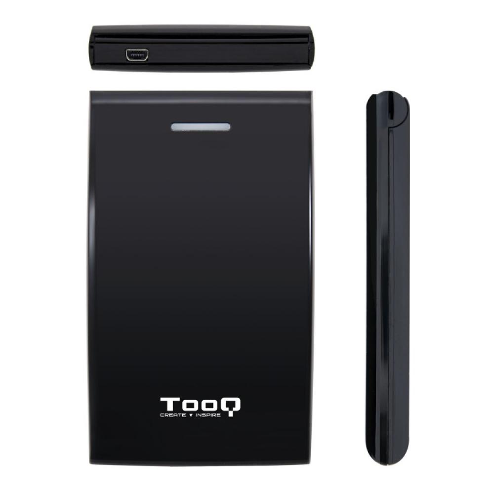 TooQ - CAJA HDD 2,5" SATA A USB 2.0/USB 3.0 NEGRA - TQE-2526B