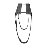 AISENS - Soporte para CPU Debajo de Escritorio con Correa, Negro