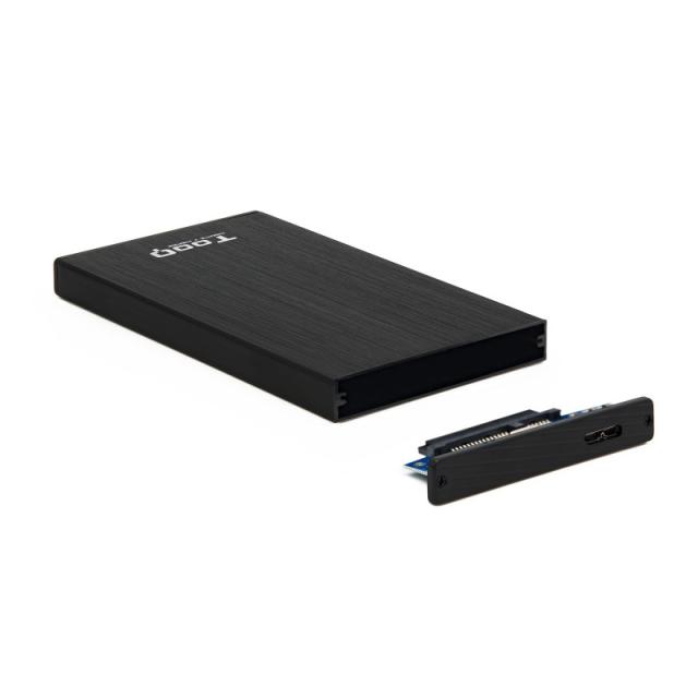 TooQ - CAJA HDD 2,5" SATA A USB 2.0/USB 3.0 NEGRA - TQE-2527B