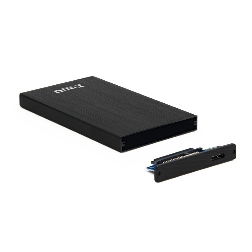 TooQ - CAJA HDD 2,5" SATA A USB 2.0/USB 3.0 NEGRA - TQE-2527B