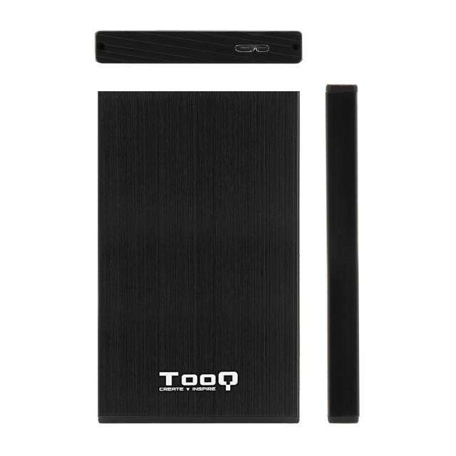 TooQ - CAJA HDD 2,5" SATA A USB 2.0/USB 3.0 NEGRA - TQE-2527B