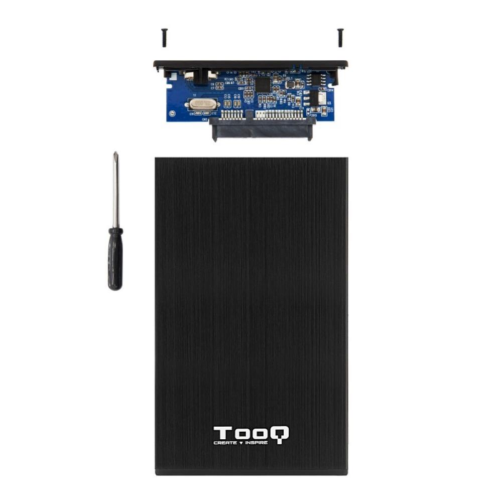 TooQ - CAJA HDD 2,5" SATA A USB 2.0/USB 3.0 NEGRA - TQE-2527B