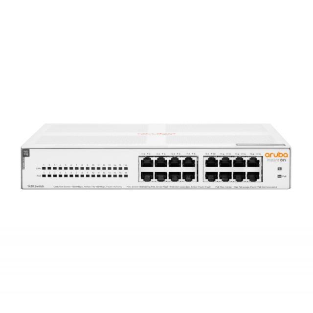 HPE - Aruba Networking Networking Instant On Switch 16p Gigabit CL4 PoE 124W 1430