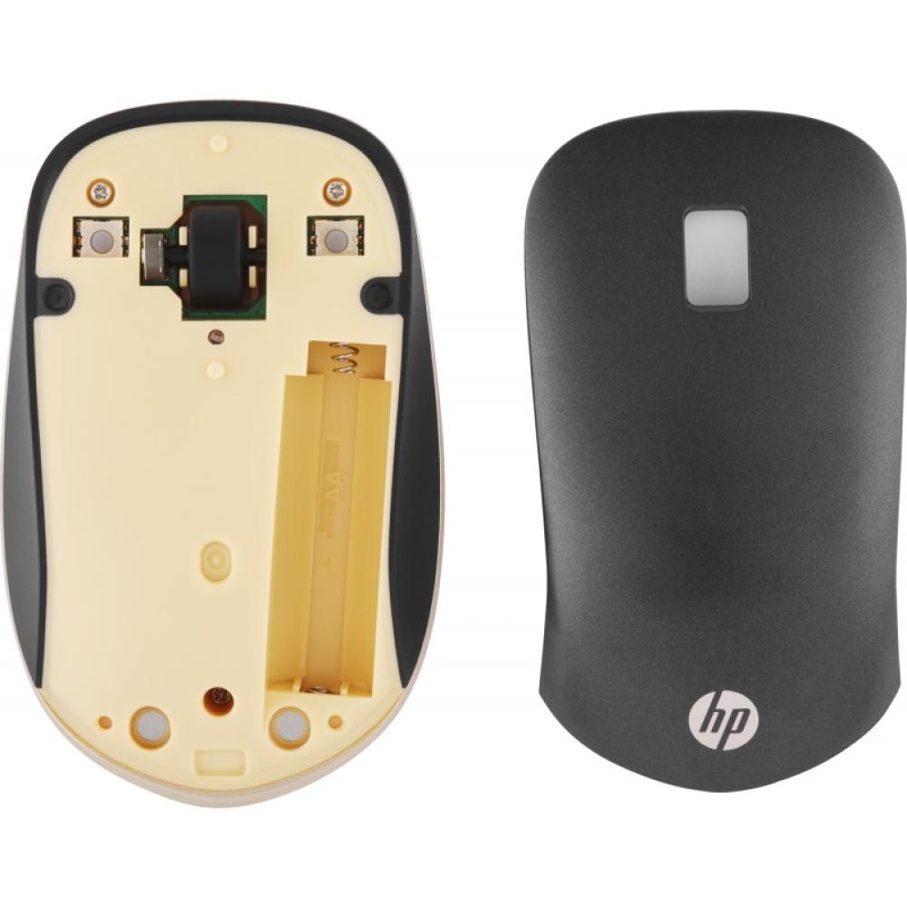 HP - Ratón Bluetooth 410 de perfil bajo y plata
