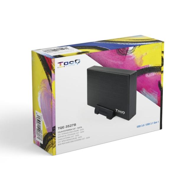 TooQ - CAJA HDD 3,5" SATA A USB 2.0/3.0 NEGRA - TQE-3527B