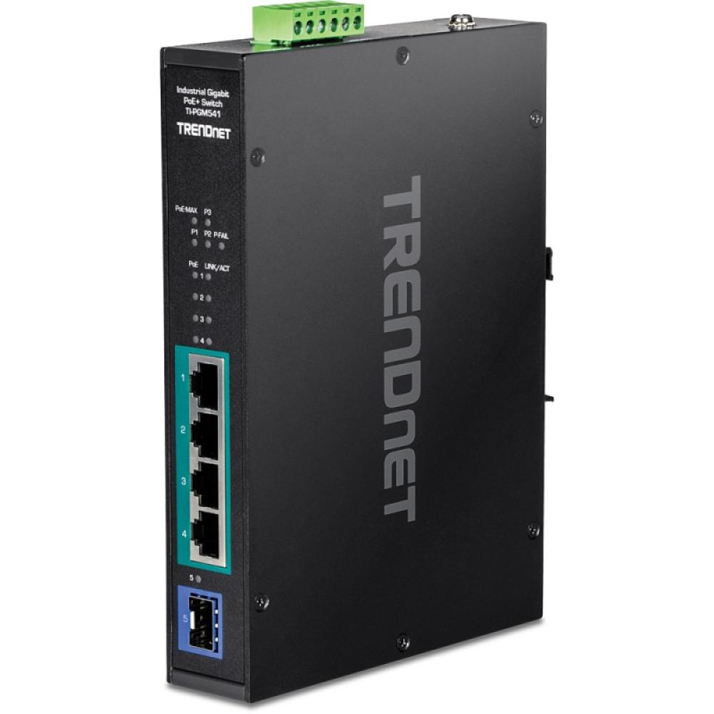 Trendnet - TI-PGM541 switch Gigabit Ethernet (10/100/1000) Negro