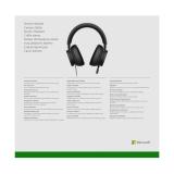 Microsoft - Xbox Stereo Headset Auriculares Alámbrico Diadema Juego Negro