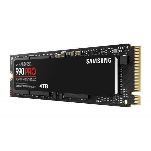 Samsung - 990 PRO 4 TB M.2 PCI Express 4.0 NVMe V-NAND MLC