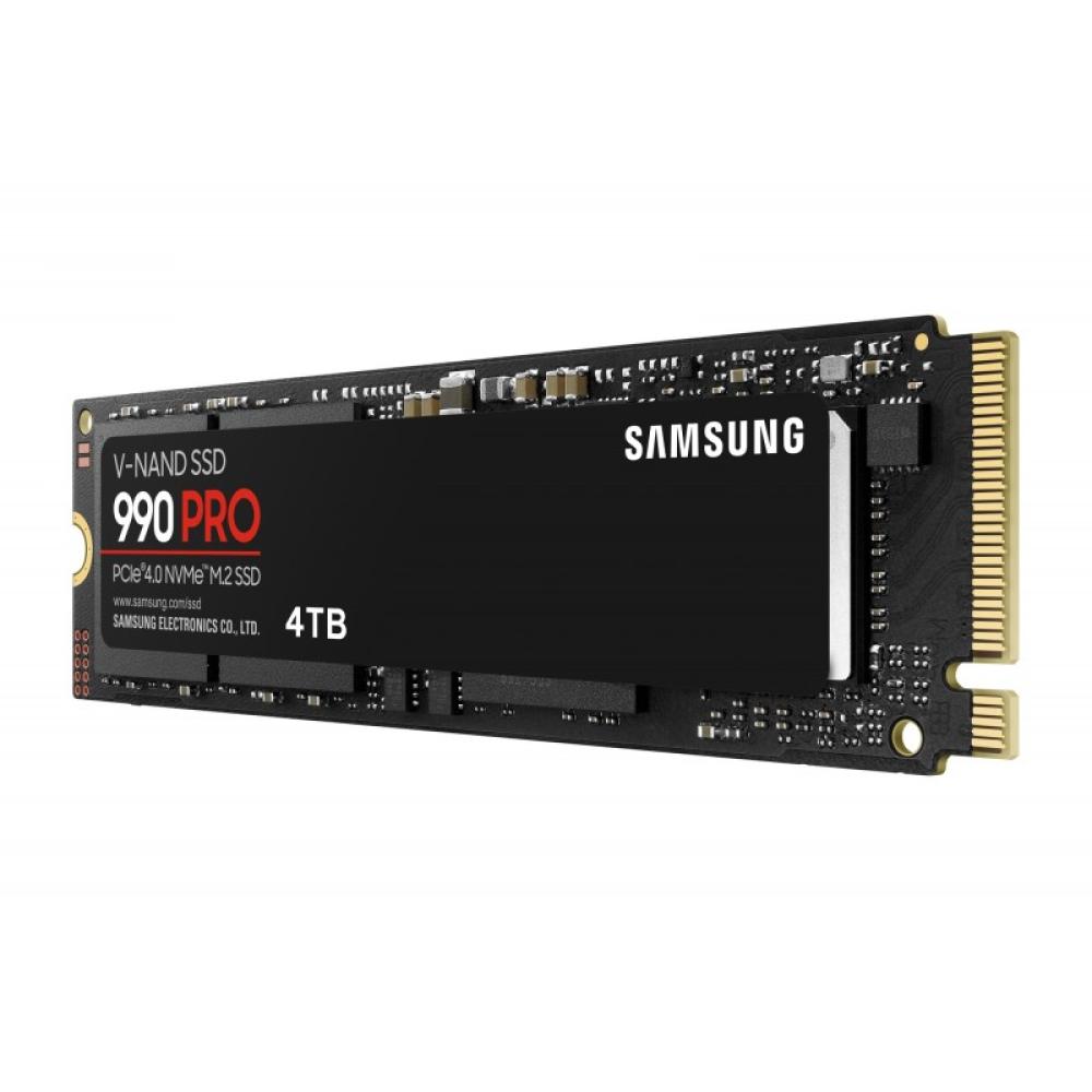 Samsung - 990 PRO 4 TB M.2 PCI Express 4.0 NVMe V-NAND MLC
